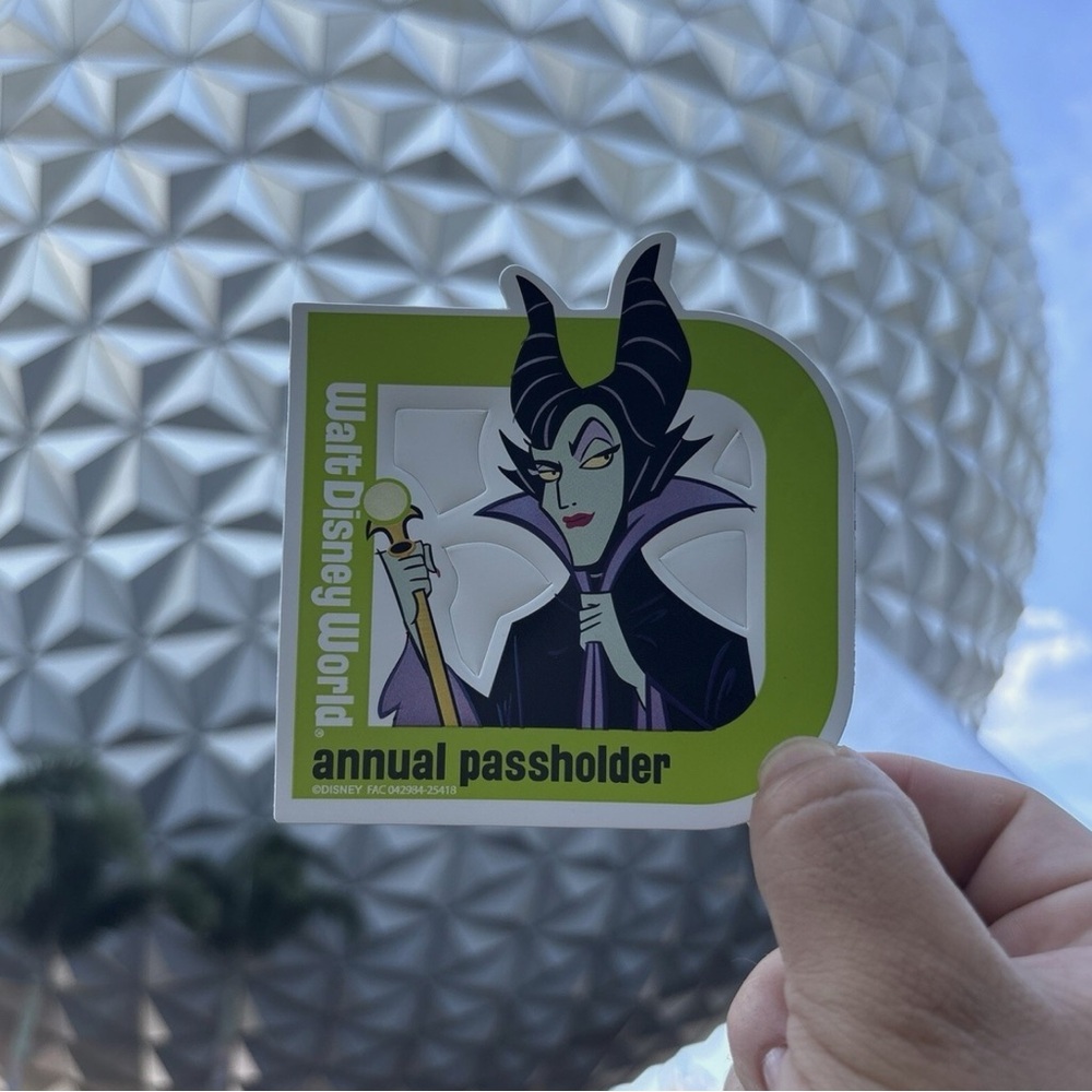 Disney Maleficent Annual Passholder Magnet